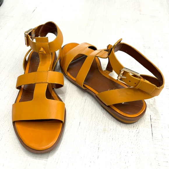 Franco Sarto L-Moni Saffron Yellow Sandal Size 8.5 M - Picture 3 of 15